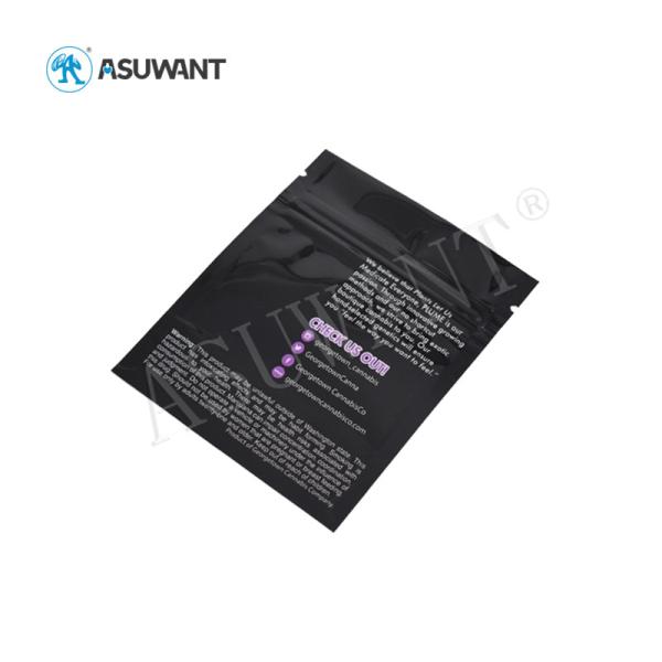 Recycled Custom Tear Notch Zipper Smell Proof Weed Bags Odor Proof Plastic