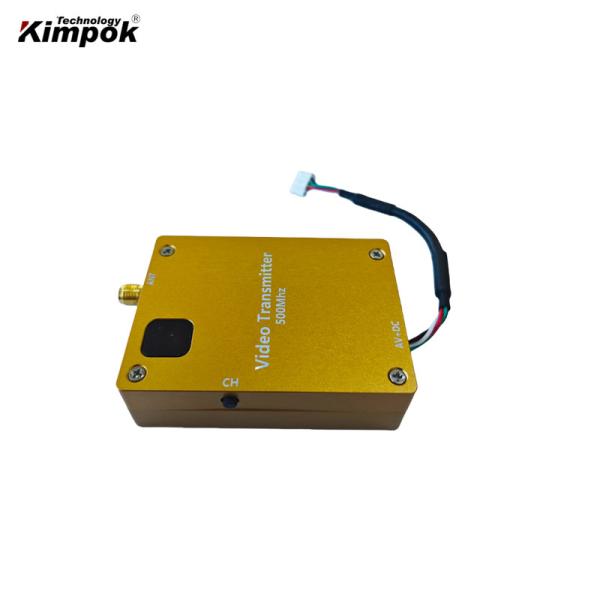 FM Modulation Analog Video Transmitter 4W Transmit Power Small Lightweight