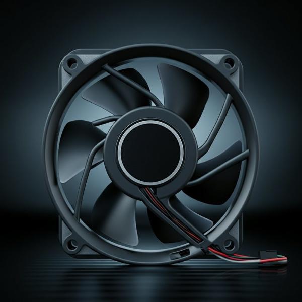 Lâmina 250mm resistência a altas temperaturas de 60°C com Power 175W Axial Fan
