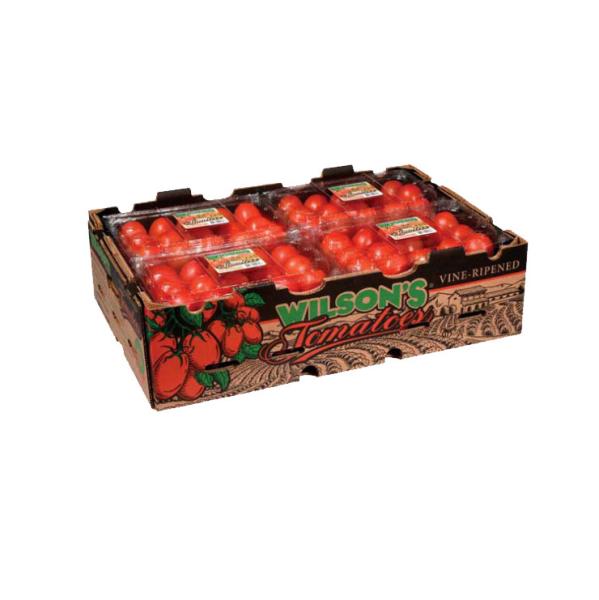Foldable Custom Printed Cardboard Boxes , Fruit Carton Box Hard Material