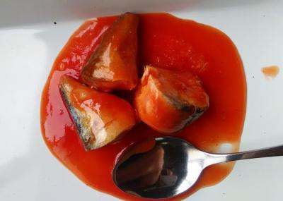 Tinned Mackerel Fish Body Part / Tail / Whole Piece In Tomato Sauce