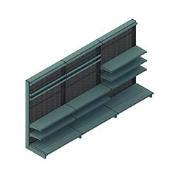 Plateau d'affichage modulaire pour les supermarchés, largeur d'étagère réglable, économie d'espace et solution de stockage de détail rentable