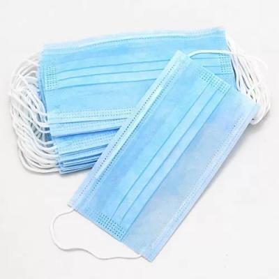 Trois couches résistant liquide non irritant jetable chirurgical de masque