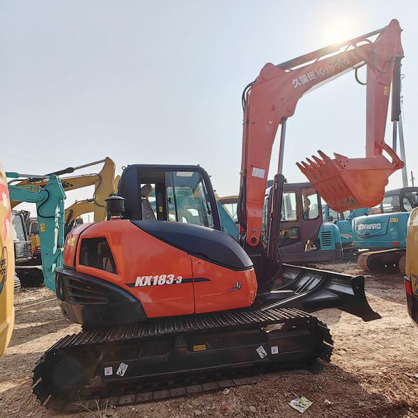 KX183 Used Kubota Excavators Small Size 48kw Rated Power 0.31m3 Bucket Capacity