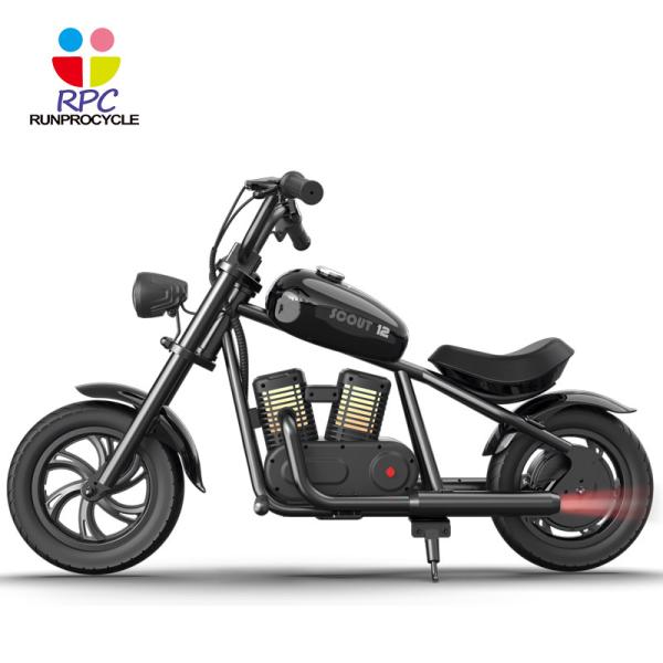 60 kg Max Loading Kids Veículo de brinquedo de motocicleta elétrica com sistema de travagem traseiro