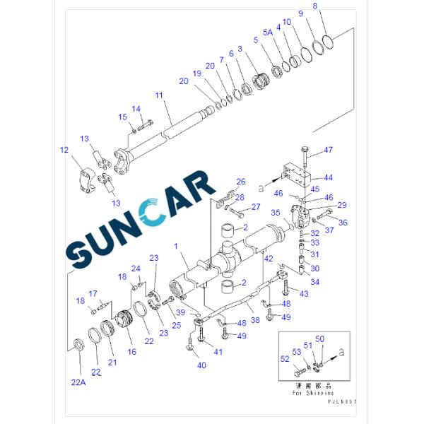 707-99-45310 7079945310 Bulldozer Seal Kit Blade Lift Cylinder Repair Kit Service Kit