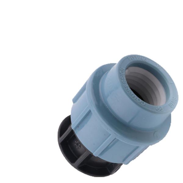 Quick Connector PP Plumbing Fittings Plastic End Cap Aaptor For Water Supply