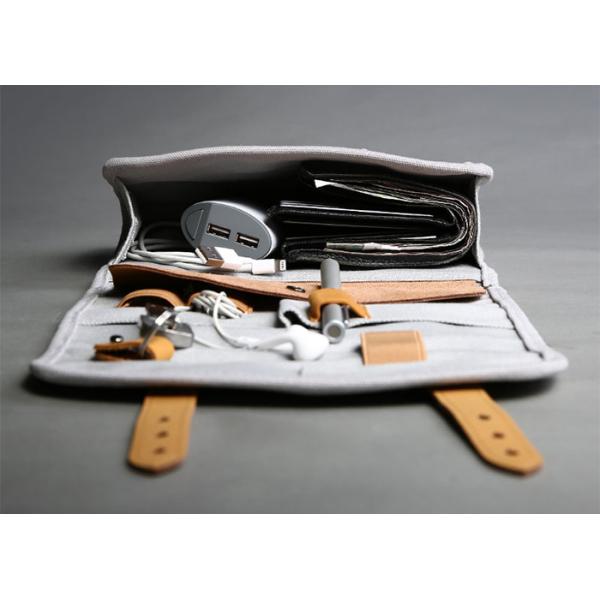 Unisex Genuine Leather Travel Organizer Bag For Wallet Passport Holder