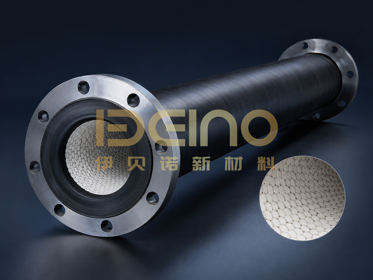 Flexible Ceramic Lined Hose For Fly Ash Conveying In Power Plants