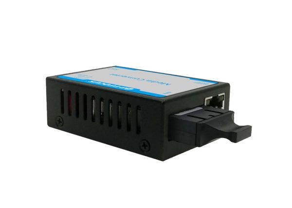 Dual Port Gigabit Ethernet Fiber Media Converter Single Mode 10/100M SM 20KM