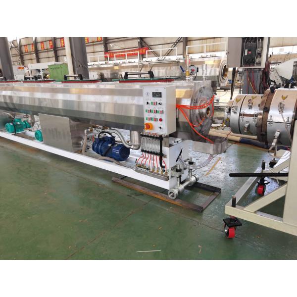 SJ80/38 Linha de produção de extrusão de tubos de 110-250 mm para abastecimento de água Tubo de gás PE HDPE Tubo de pressão