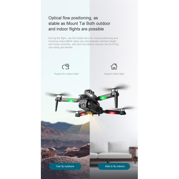 Beginners in Drones Category M1s Drone 4k HD Camera Obstacle Avoidance and Brushless Motor Maximum Flight Time 10-20min