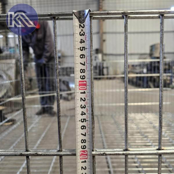 Boîte en gabions soudés à haute résistance avec 275 g d'acier galvanisé revêtu de zinc 50x50 mm Maillage pour murs de soutènement et contrôle de l'érosion 1000x500x300 mm