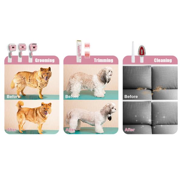 Бытовая ручная бритва для домашних животных, удаление клещей пыли, пылесос и с 1,5 л пылесосом