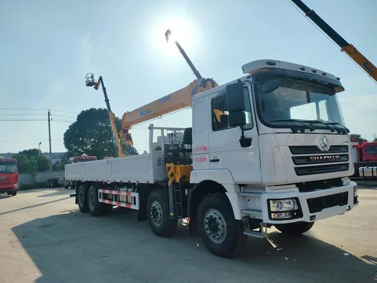 SHACMAN X3000 6x4 Straight Boom Crane Truck 400L Fuel Tank 380HP Engine