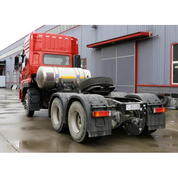 Modelo de camión de cabeza de tractor de remolque Dongfeng 6x4 GNL CNG camión de tractor con pantalla táctil