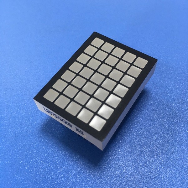 5mm Square 5X7 Dot Matrix LED Display Row Cathode Column Anode Ultra Bright Red for Lift Floor Indicator with ROHS