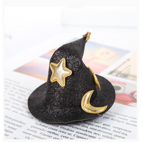 Halloween Hat Hairpin Costume Bonnet Hair Accessories For Kids Hair Clips Sequins
