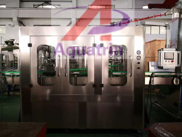 Bottle Height 320mm Glass Bottle Filling Machine for Mineral Water Packing