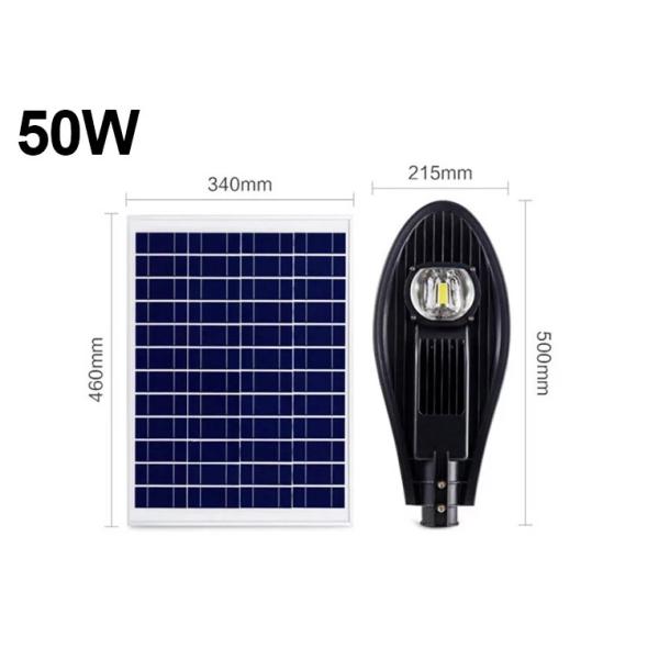 Solar Power High Lumen 30W 60W 100W 150W Cob Street Light With Solar Panel Aluminum die-casting housring