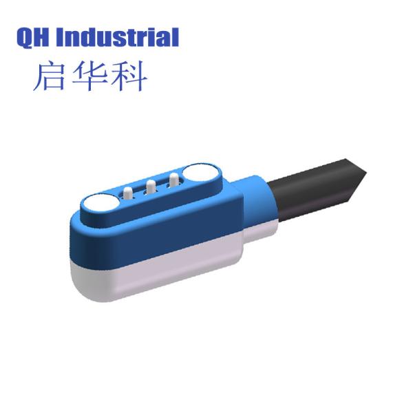 3Pin Customized Magnetic Pogo Pin Argentina 2A Charger  Connector For Pcb Magnetic Breakaway Power Pogo Pin  