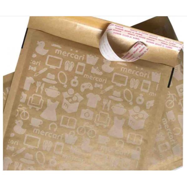 OEM Browm Kraft Bubble Mailers with Hot Melt Adhesive Glue