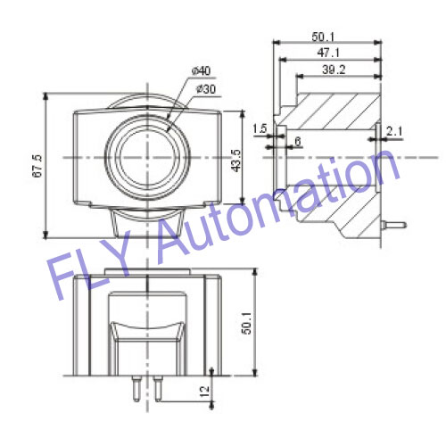 Bobina hidráulica de alta presión AC220V AC110V del solenoide a prueba de calor
