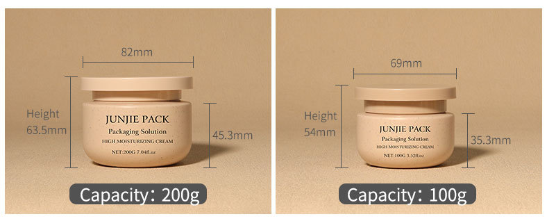Custom Color Logo 200ml Luxury HDPE Round Cream Jars Screw Top Empty Skincare & Hair Mask Packaging UV Printed Lids