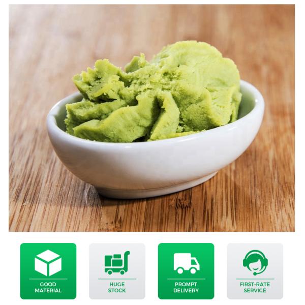 Wasabi Seasoning Powder Hot Sale Natural Green 100% Fresh Shelf Life Custom Weight Kg Fast Food Mustard