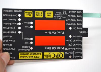 Damp Proof Flat Membrane Switch Factory For Telecommunication Equipment 2-24V