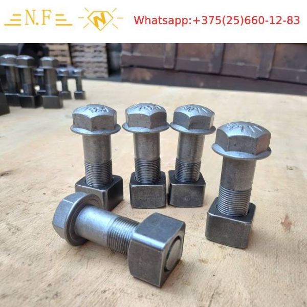 16*53 24mm Bulldozer Track Bolts Nuts Excavator Bolt 7K2017 Nut 234944