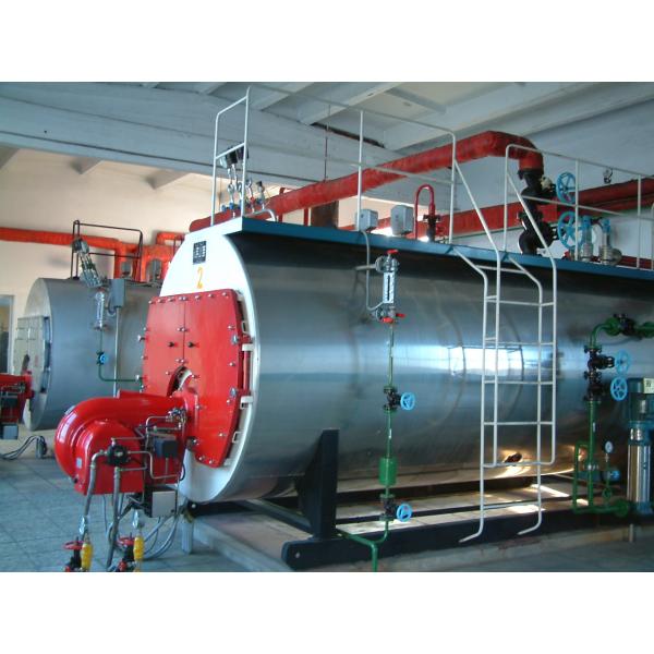 Corrugated Furnace Oil Fired Steam Boiler , High Efficiency Natural Gas Steam Boiler