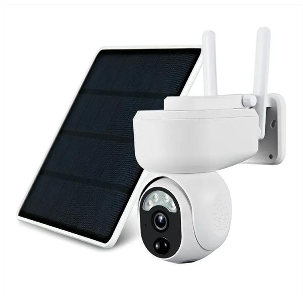 1080P 4G PTZ Security Solar Panel Battery Camera Outdoor Solar Powered PTZ Camera