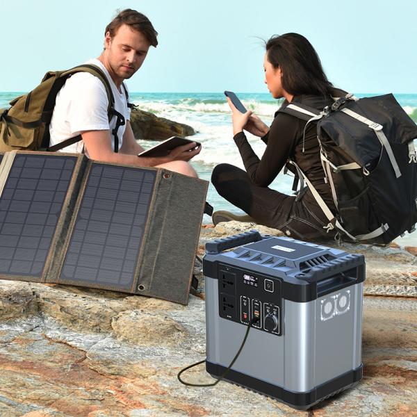 USB Type C Portable Electric Power Station 1000W 2220Wh For Camping Fishing