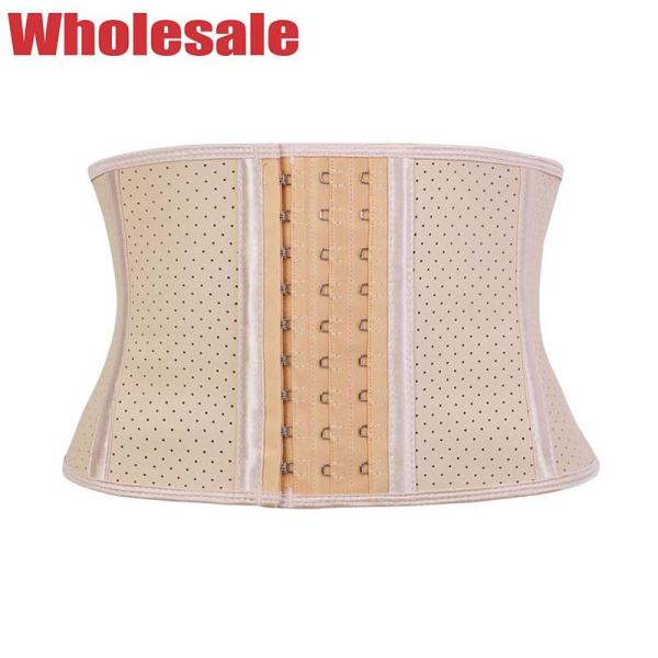 Instrutor Shapewear da cintura da cintura do esporte do espartilho de Underbust do látex de 9 ossos