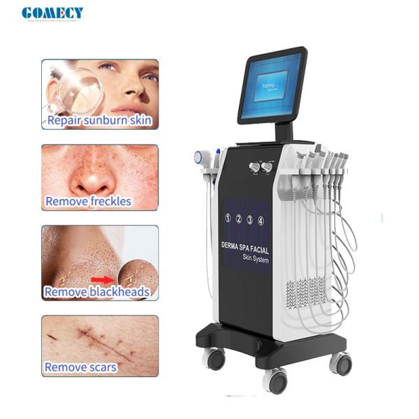 16 em 1 Hydrodermabrasion Facial Machine EMS Alta Frequência Ultrassonic RF Cuidados da Pele Facial