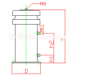 CCGS Water Cooled High Power Ceramic Capacitor 5000pF 20KV For Electric Oven