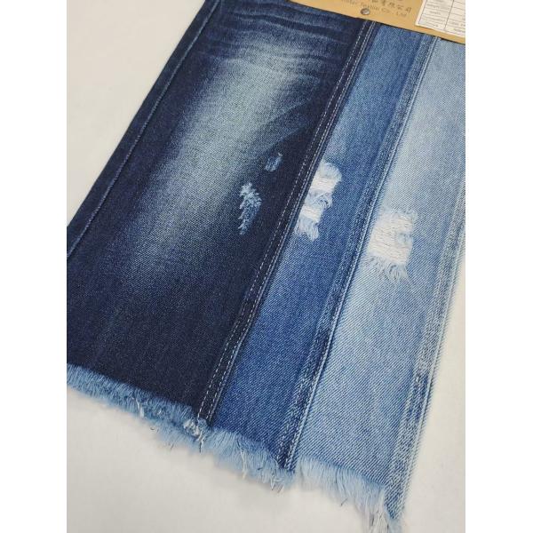 10.3OZ Stretch Free 90%Cotton Twill Style Woven Denim Fabric For Denim Jeans