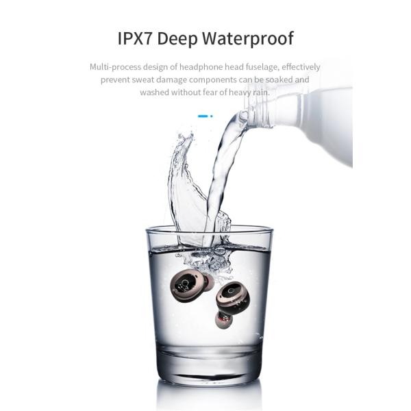 Наушник Bluetooth Earbuds горячего радиотелеграфа продажи водоустойчивого истинного стерео