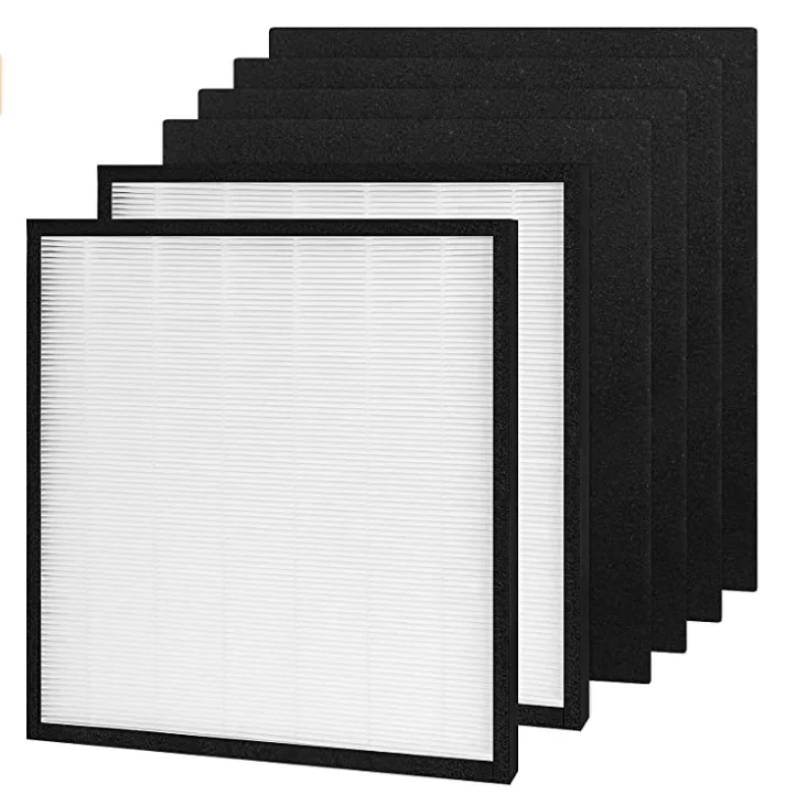 Customized Size High Filtration Efficiency Odor Removal Air Purifier Replacement HEPA Filter