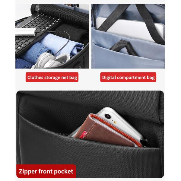 High quality products men's waterproof 17 inch Laptop Backpack Travel Business Backpack
