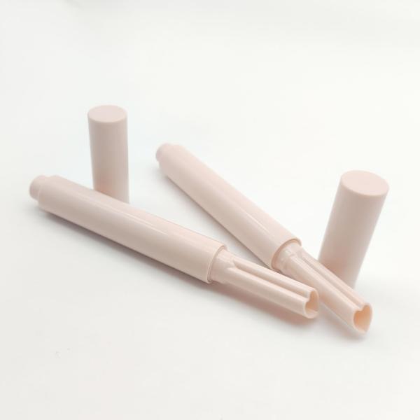 Cosmetic Packaging Plastic Pressure Type Empty Gold / Black / Purple Lipstick Click Pen Tube Lipstick Containers