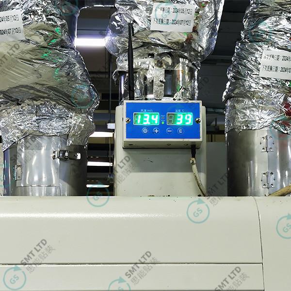 Sistema SMT de control de los gases de escape del horno de reflujo para la seguridad del flujo de aire