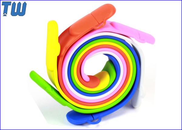 Fashion Silicon Clap Wristband 8GB 16GB Thumb Drive for Kids