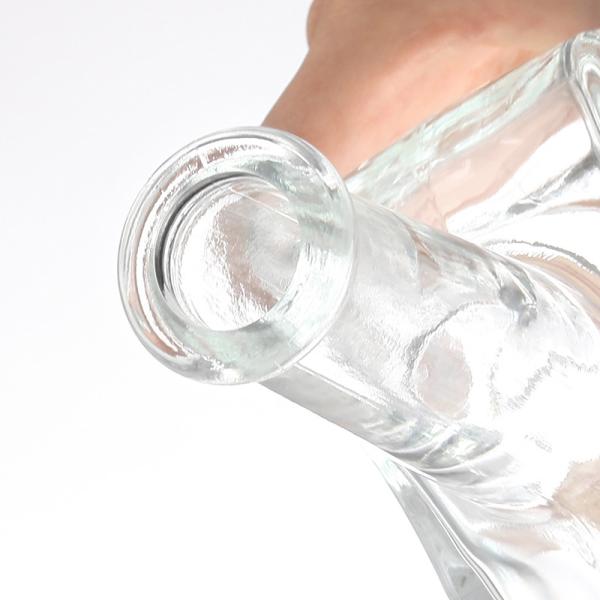 Customized Novelty Glass Bottle in Unique Shape for Vodka Whisky Rum Gin