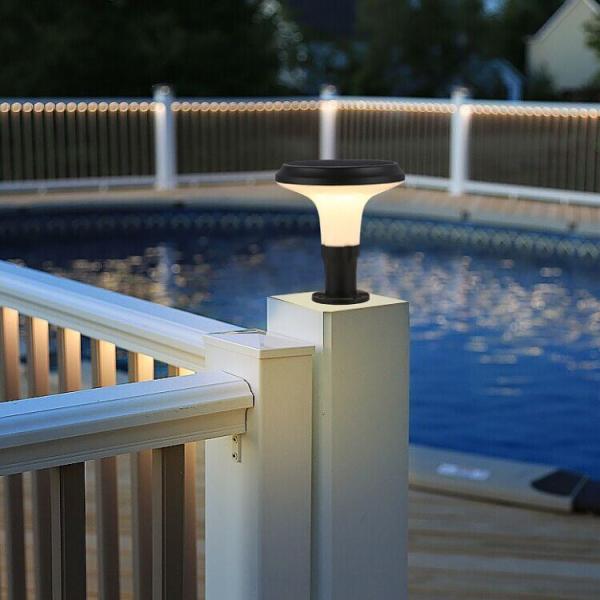 Solar Powered LED Pillar Light Decoration Light  solar lawn light LED post light