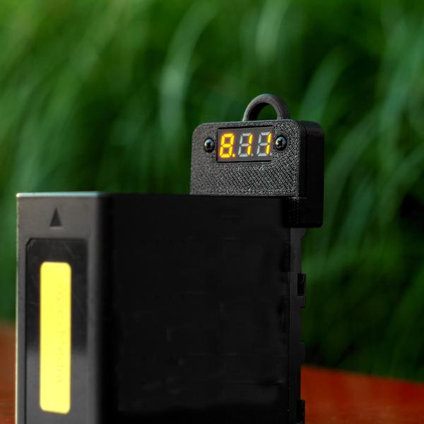 Alvins NP-F Battery Tester Battery Checker for Sony NP F550| F750| F970 Battery Instant Read LCD Voltage Display Battery Tester