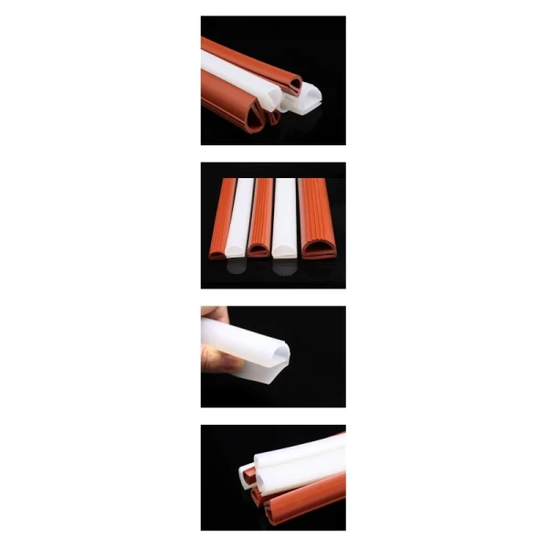 Heat Resistant E P Shaped Silicone Rubber Seal Strip Rubber Gasket for Baking Oven Door