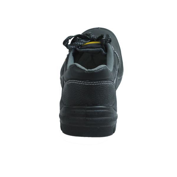 SHENGJIE Black Lace Up Closure PU Injection Safety Shoes For Ultimate Foot Protection Steel Toe