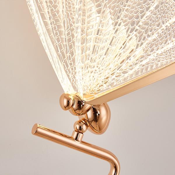 Nordic bedside lamp butterfly table lamp modern vertical scandinavian table lamp(WH-MTB-63)